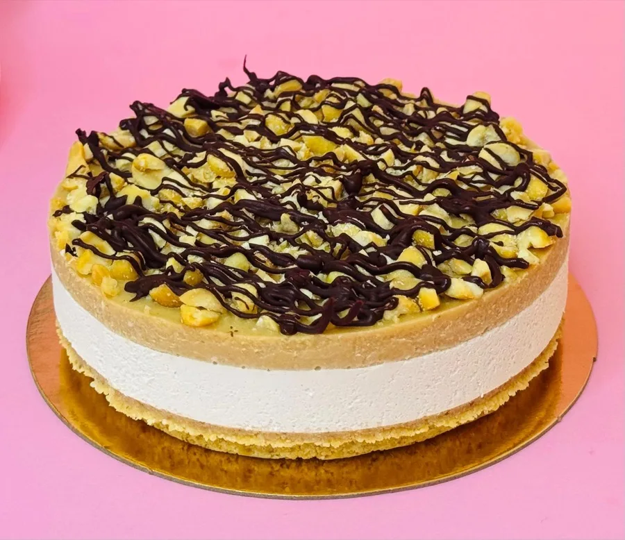 Raw Vegan Snickers Cake